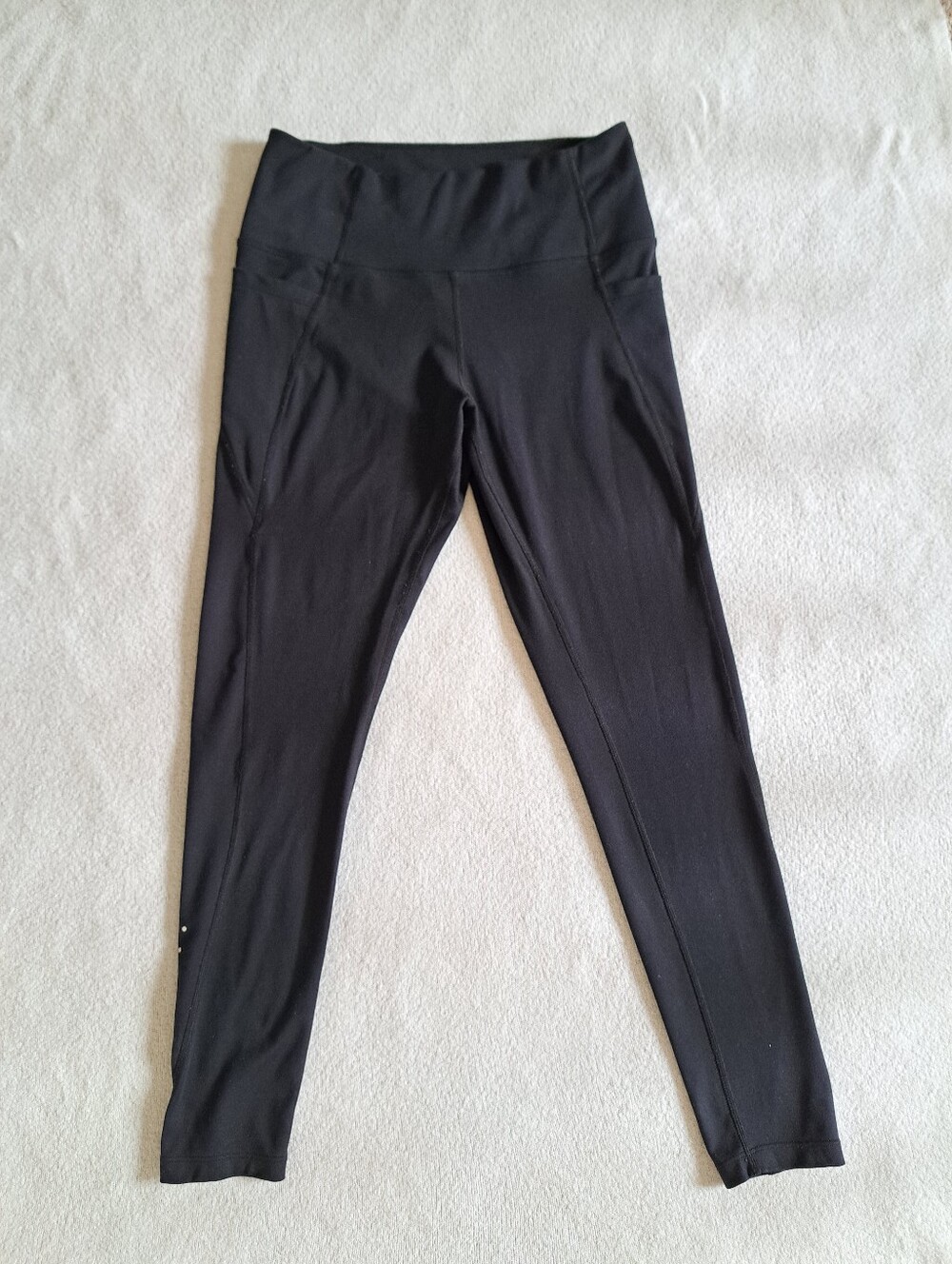 Danskin Leggings Womens Size Medium Black Activewear Stretch Casual